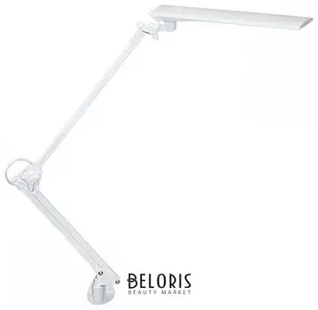 Светильник настольный "Сириус С16C", на струбцине, светодиодный, 7 Вт, сенсорный выключатель, белый, высота 54 см