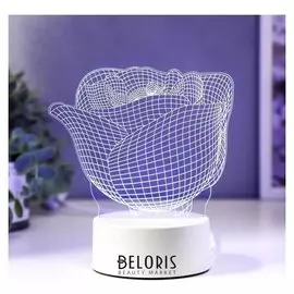 Светильник "Роза" LED RGB от сети