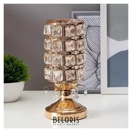 Светильник с выключателем 16017/1 G4 20вт золото 10,5х10,5х23,5 см