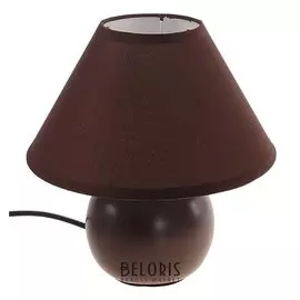 Светильник "Шар кофейный"(220в/60вт/е14) с абажуром