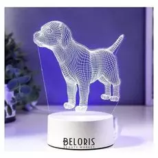 Светильник "Собачка" LED RGB от сети