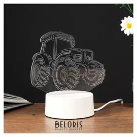 Светильник "Трактор" LED белый от сети 10х11,8х20,3см
