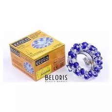 Светильник встраиваемый Ecola Light, Cd4141, Mr16, Gu5.3, круглый, голубой/хром 50 X 90