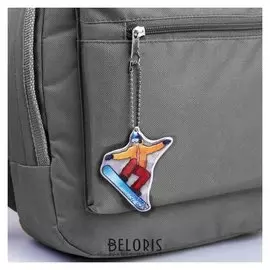 Светоотражающий элемент «Сноубордист», 7 × 6,5 см, цвет разноцветный