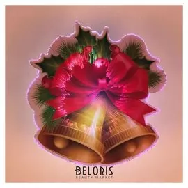 Световая картинка на прищепке "Колокольчик"(Батарейки в комплекте), оптоволокно, 1 Led, RGB