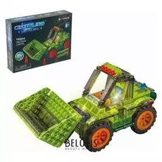 Светящийся конструктор Трактор с ковшом 192 детали