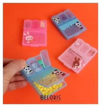 Таблетница, 4 секции