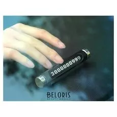 Табличка для номера телефона, люминесцентные цифры, черный