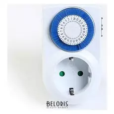 Таймер розеточный Smartbuy, механический, 3500 Вт, 48 вкл./выкл. сутки, интервал 30 мин