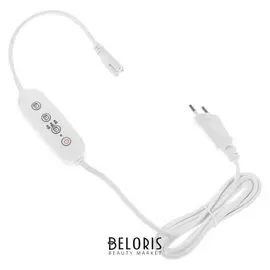 Таймер с вилкой Uniel, 220 В, 150 Вт, разъем L/n/g, для фитосветильника, провод 2 м