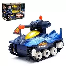 Танк «Космический» световые эффекты, работает от батареек