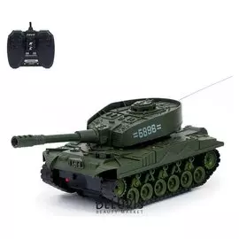 Танк радиоуправляемый «Т-64», работает от аккумулятора, световые и звуковые эффекты