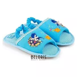 Тапочки детские, цвет голубой, размер 24