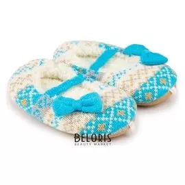 Тапочки детские, цвет голубой, размер 26