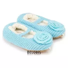 Тапочки детские, цвет голубой, размер 28