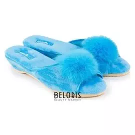 Тапочки детские, цвет голубой, размер 34
