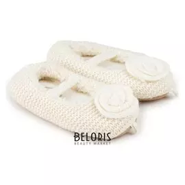 Тапочки детские, цвет молочный, размер 26