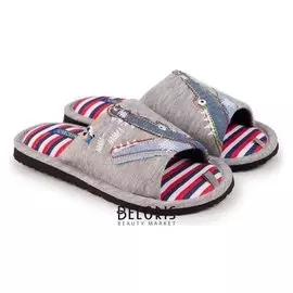 Тапочки детские, цвет серый, размер 33