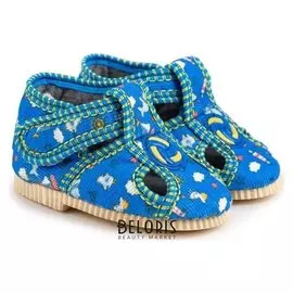 Тапочки детские, цвет синий/дельфин, размер 20