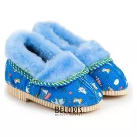 Тапочки детские, цвет синий/дельфин, размер 25,5