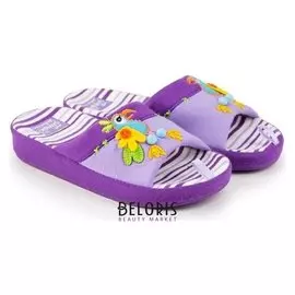 Тапочки детские, цвет сиреневый, размер 30