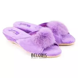 Тапочки детские, цвет сиреневый, размер 31
