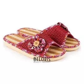 Тапочки женские, цвет бордо, размер 36