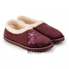 Тапочки женские, цвет бордо, размер 39