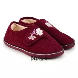 Тапочки женские, цвет бордо, размер 40