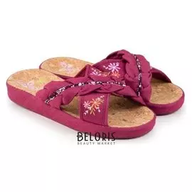 Тапочки женские, цвет бордовый, размер 37