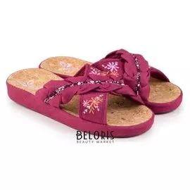 Тапочки женские, цвет бордовый, размер 39