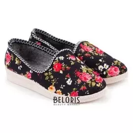 Тапочки женские, цвет чёрный, размер 38