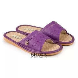 Тапочки женские, цвет фиолетовый, размер 36