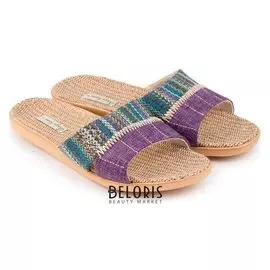 Тапочки женские, цвет фиолетовый, размер 37