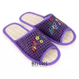 Тапочки женские, цвет фиолетовый, размер 40/41