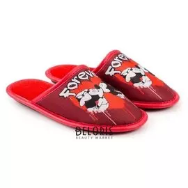 Тапочки женские, цвет красный, размер 36