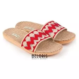 Тапочки женские, цвет красный, размер 36