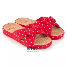 Тапочки женские, цвет красный, размер 39