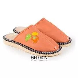 Тапочки женские, цвет персиковый, размер 37