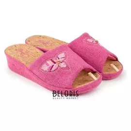 Тапочки женские, цвет розовый, размер 36