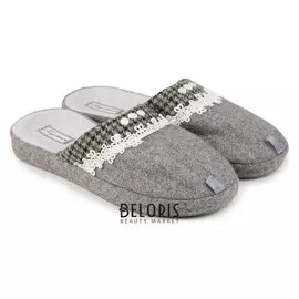 Тапочки женские, цвет серый, размер 40