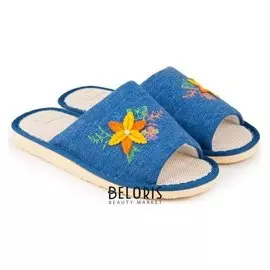 Тапочки женские, цвет синий, размер 36