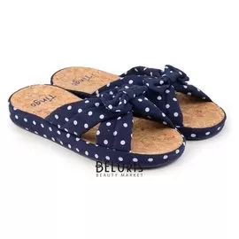 Тапочки женские, цвет синий, размер 39