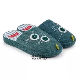 Тапочки женские, цвет зелёный, размер 40