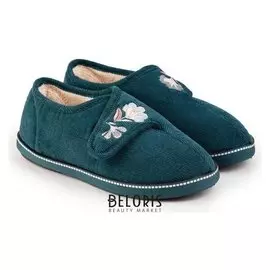 Тапочки женские, цвет зелёный, размер 40