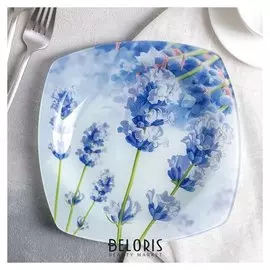 Тарелка десертная «Люпины», D=20 см