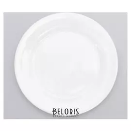 Тарелка десертная с утолщённым краем «White Label», D=17,5 см, цвет белый