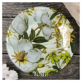 Тарелка десертная «Ветвь жасмина», D=20 см