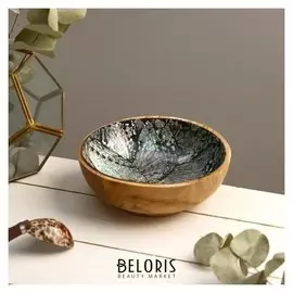 Тарелка "Джу" 14,5х14,5х5 см дерево