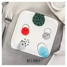 Тарелка квадратная «Орфизм», 16×2 см